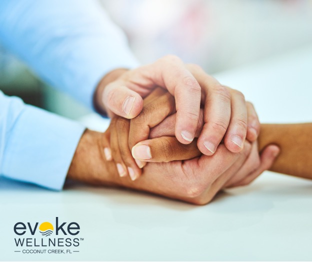 someone comforts a loved one entering crack cocaine addiction treatment