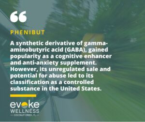 dangers of phenibut infographic